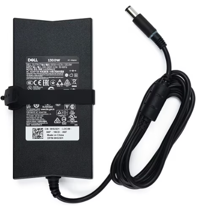 Dell 7.4 mm barrel 130 W AC Adapter with 2 meter Power Cord Original (Renewed)