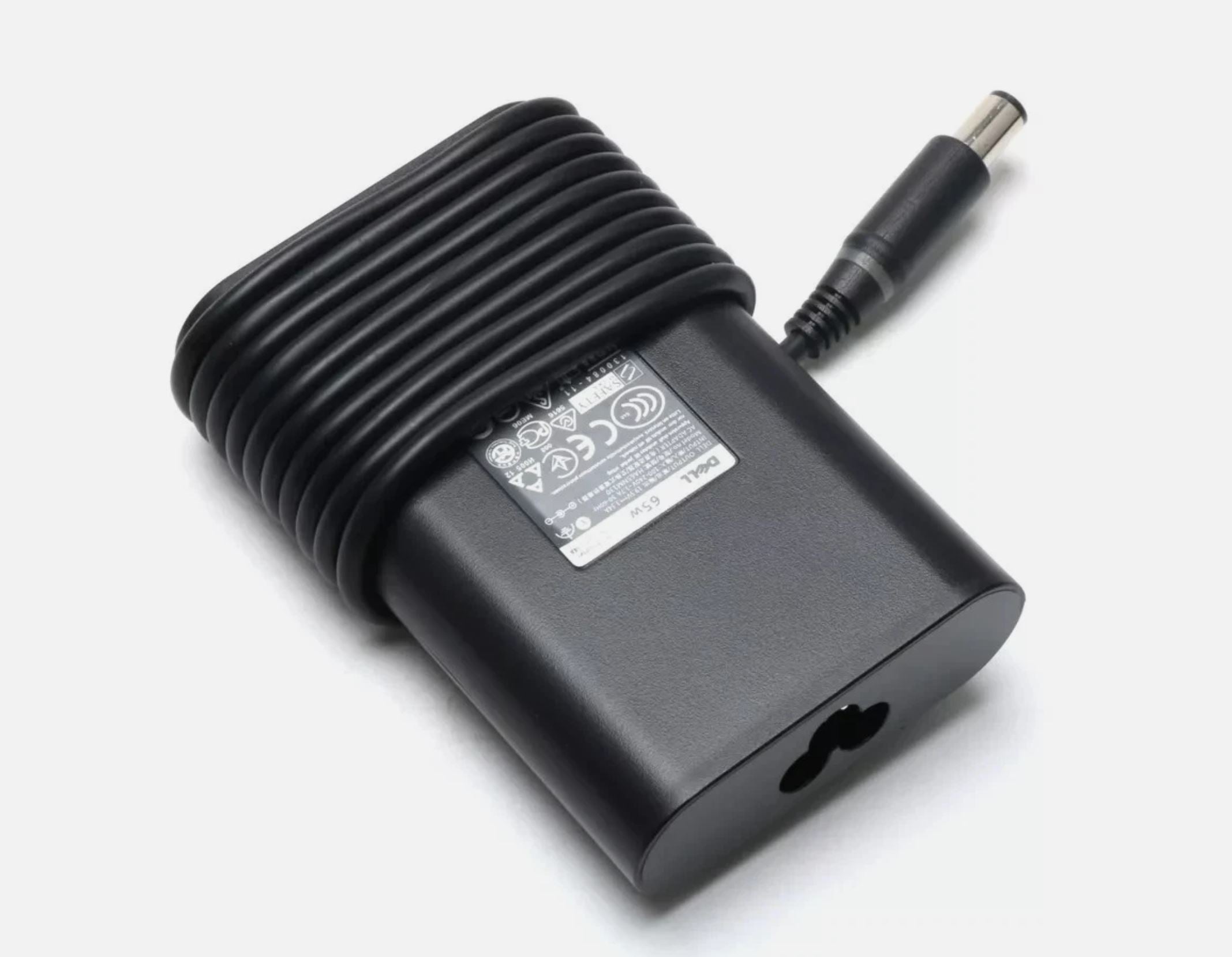Dell 7.4 mm barrel 65W AC Adapter with 2 meter Power Cord Original (Renewed)