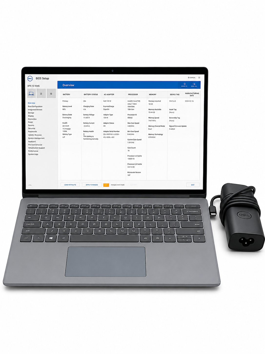 12.5" Dell latitude 7320 2 in 1 Laptop i5 11th gen / 8 gb ddr4/ 256 gb ssd / w power adapter renewed