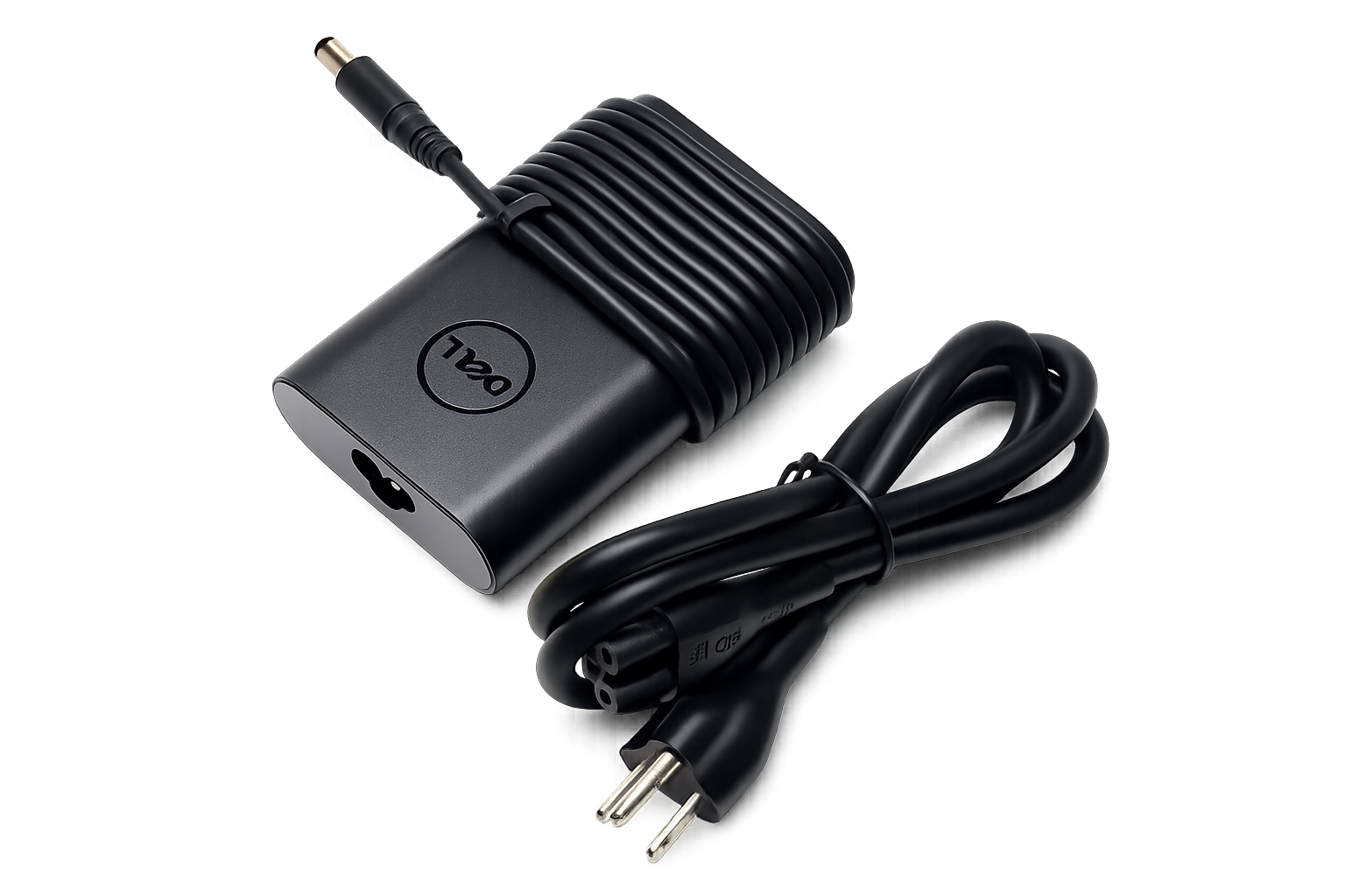 Dell 7.4 mm barrel 65W AC Adapter with 2 meter Power Cord Original (Renewed)
