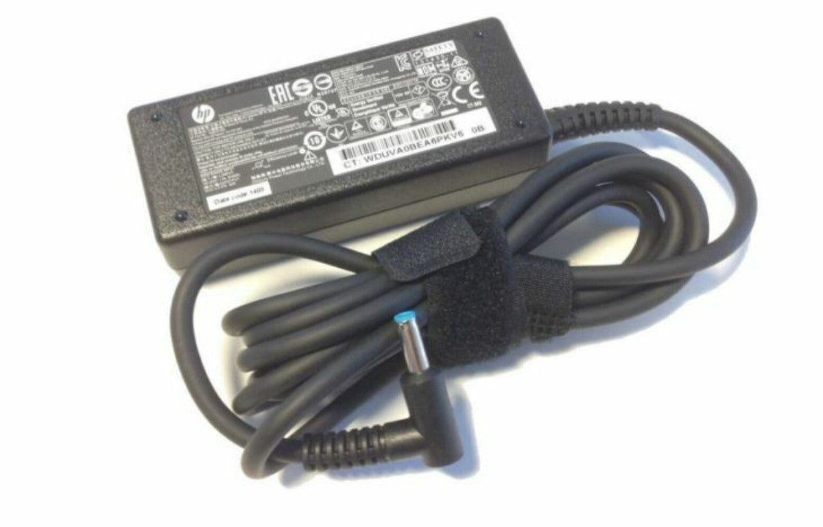 HP 4.5mm 65w AC Adapter with 2 meter Power Cord Original (Renewed)