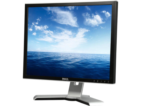 Black 20.1" 16ms ultra sharp LCD Monitor Grade A 300 cd/m2 800:1 Dell 2007FPB Silver (renewed)