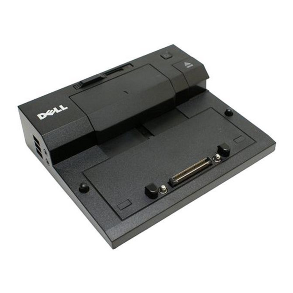 Replicador de estación de acoplamiento Dell E-Port PR03x USB 3.0 con adaptador de CA