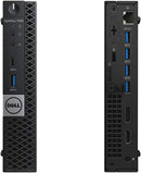 Dell 5070 Tiny Desktop | i5 7th Gen | 8GB DDR4 RAM | 256GB SSD Solid State 19" Wide Dell Monitor with Stand (Renewed)
