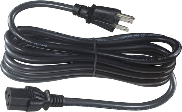 Black Computer Monitor TV Replacement Power Cord 6 ft