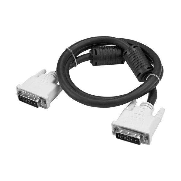 Dual Link DVI Cable - 3 ft - Male to Male - 2560x1600 - DVI-D Cable - Computer Monitor Cable - DVI Cord - Video Cable