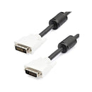 Dual Link DVI Cable - 3 ft - Male to Male - 2560x1600 - DVI-D Cable - Computer Monitor Cable - DVI Cord - Video Cable