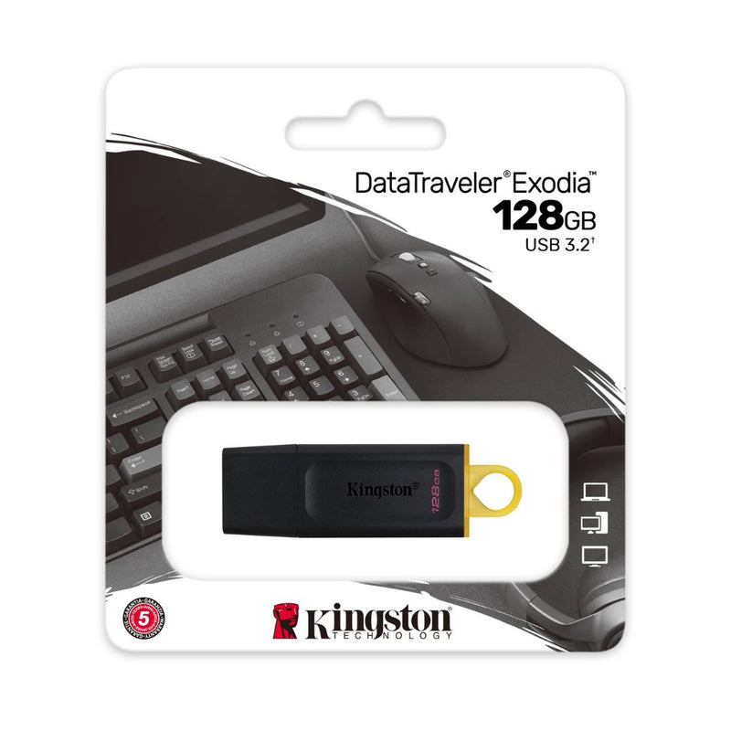 64GB-128GB-256GB Kingston DataTraveler Exodia USB 3.2 Flash Drive New