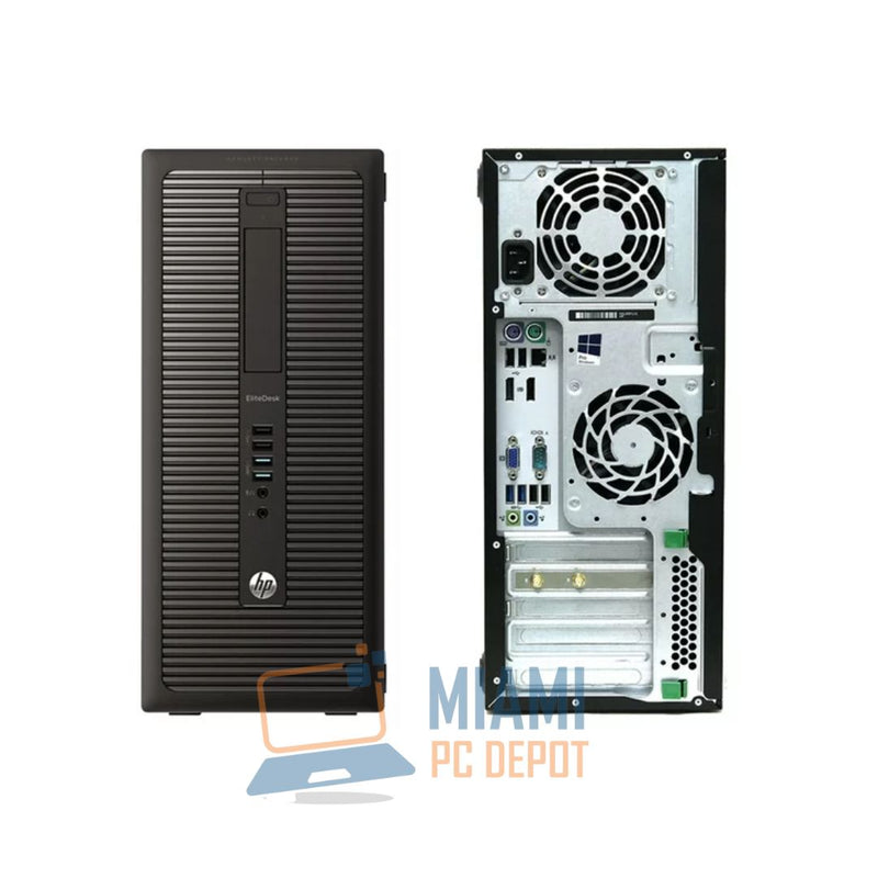 HP EliteDesk 600 G1 Desktop, Intel Core i7-4770 @ 3.40 GHz, 16GB DDR3, 256GB SSD, DVD-RW (Renewed)