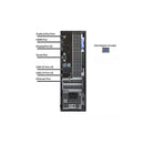 Dell 5070 Desktop (SFF) | i5 9th Gen | 16GB DDR4 RAM | 240GB SSD Solid State + 500GB HDD |  22" Wide Dell Monitor with Stand (Renewed)