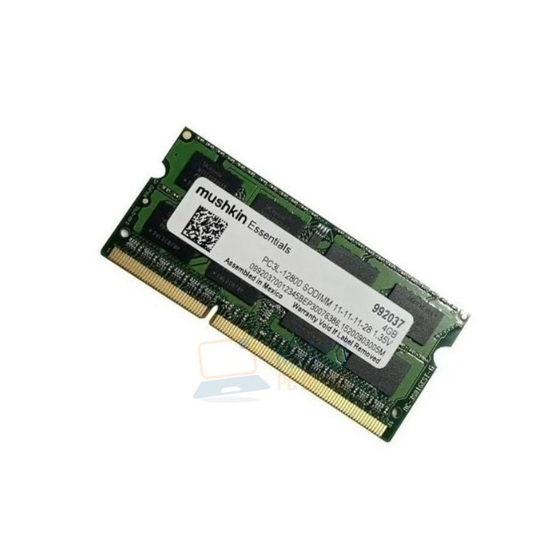 NUEVO 8GB / DDR3L SODIMM 1600Mhz - 1.35v Memoria para computadora portátil Módulo único DIMM Mushkin Essentials
