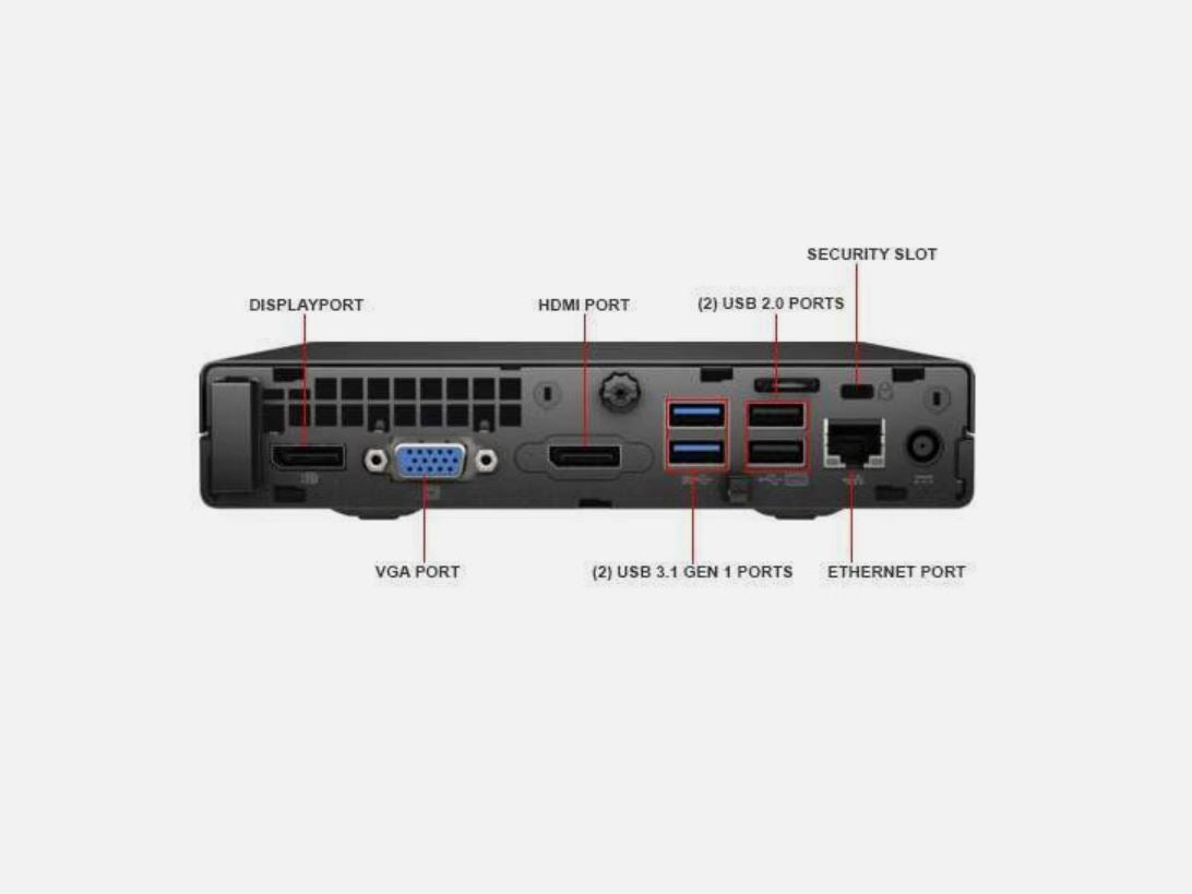 HP Micro Desktop I7 6th Gen / 8gb / No hdd / no os / power supply included
